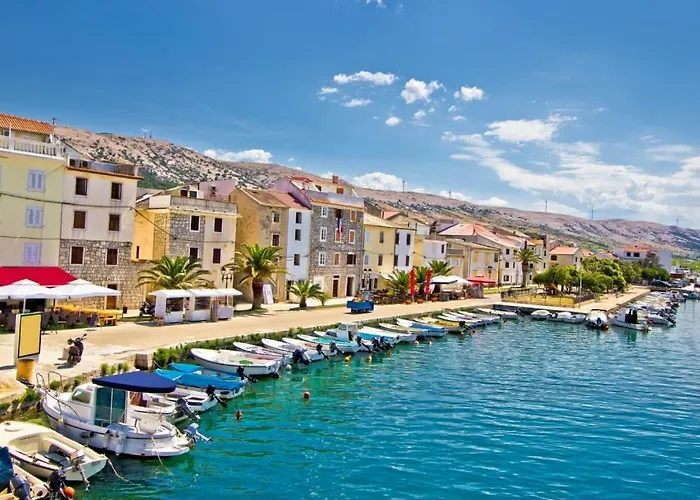 Apartmán In Pag With Sea View, Terrace, Air Conditioning, Wifi