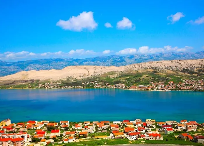 In Pag With Sea View, Terrace, Air Conditioning, Wifi