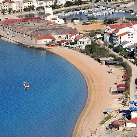 In Pag With Sea View, Terrace, Air Conditioning, Wifi