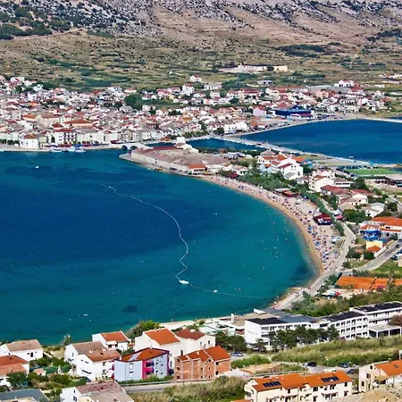 In Pag With Sea View, Terrace, Air Conditioning, Wifi *