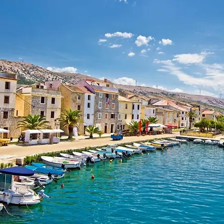 Apartment In Pag With Sea View, Terrace, Air Conditioning, Wifi