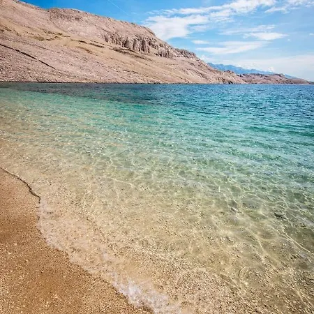 In Pag With Sea View, Terrace, Air Conditioning, Wifi Lägenhet
