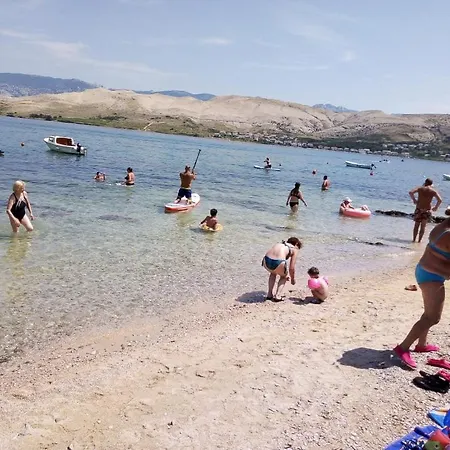 In Pag With Sea View, Terrace, Air Conditioning, Wifi Apartment Pag Town