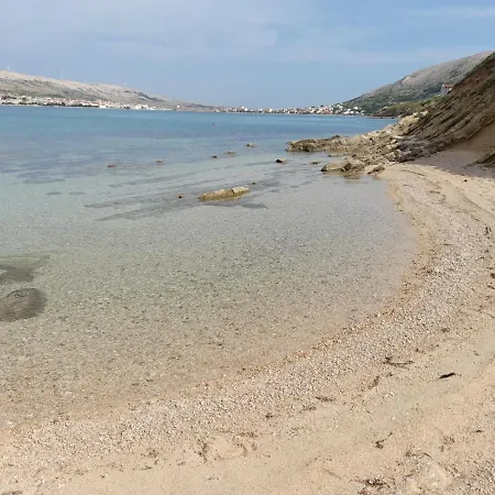 In Pag With Sea View, Terrace, Air Conditioning, Wifi Lägenhet Pag Town