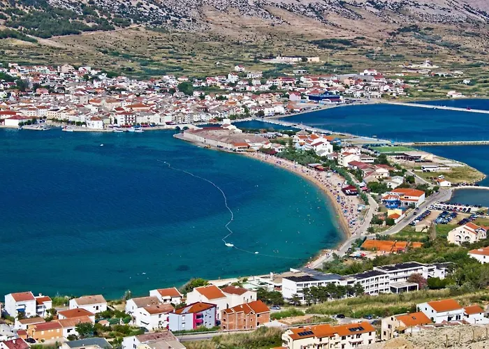 In Pag With Sea View, Terrace, Air Conditioning, Wifi *